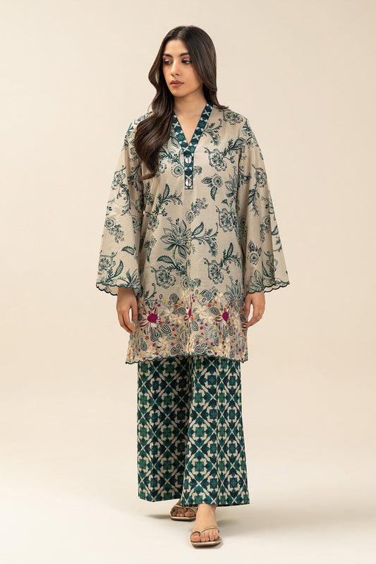 2 PIECE EMBROIDERED LAWN SUIT-EMERALD GARDENS (UNSTITCHED)