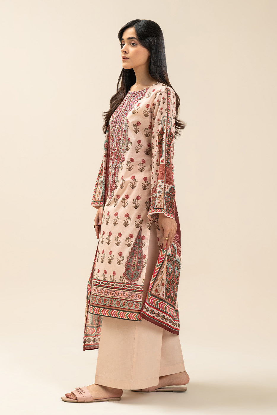 3 PIECE EMBROIDERED LAWN SUIT-ORCHARD ARCH (UNSTITCHED)