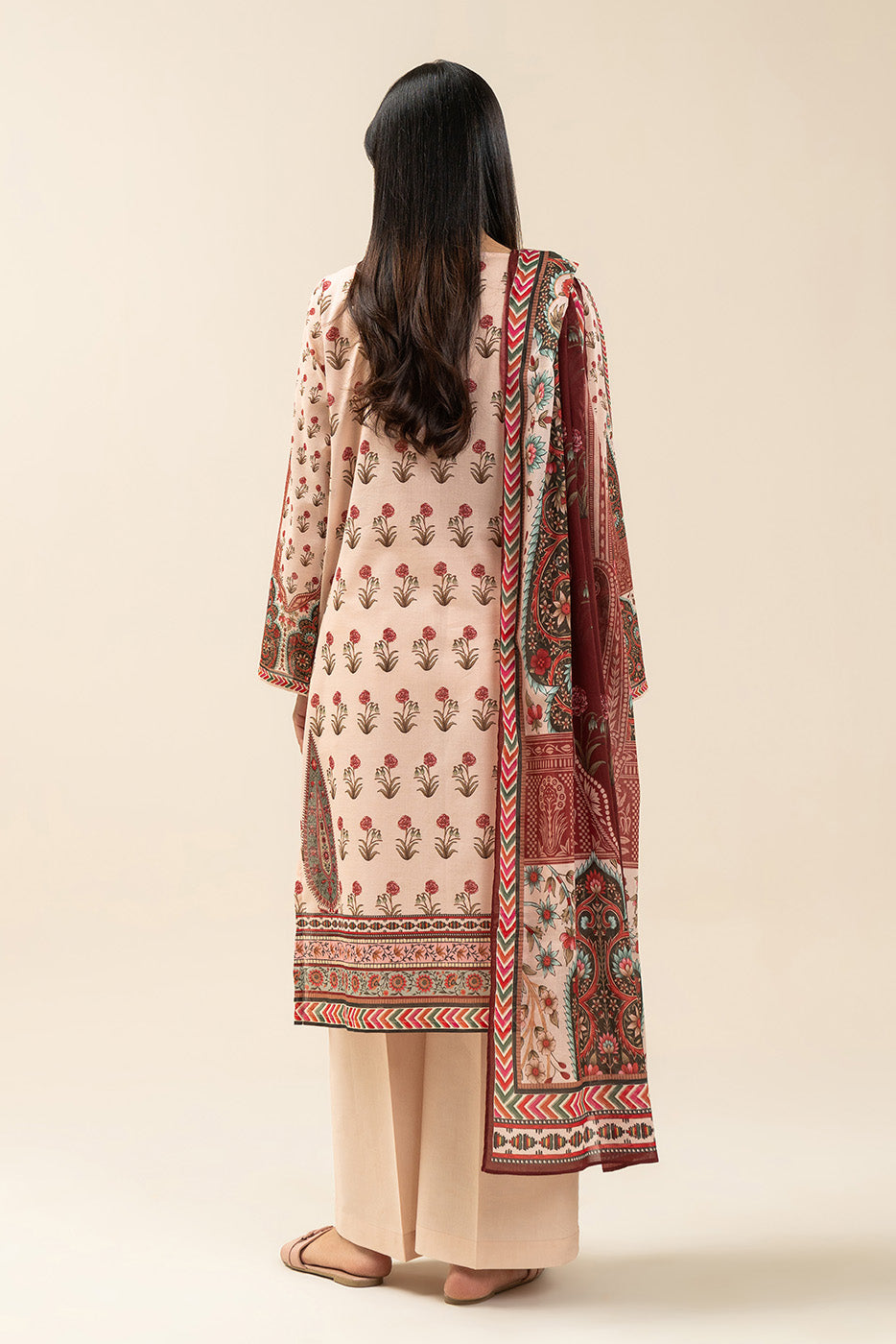 3 PIECE EMBROIDERED LAWN SUIT-ORCHARD ARCH (UNSTITCHED)