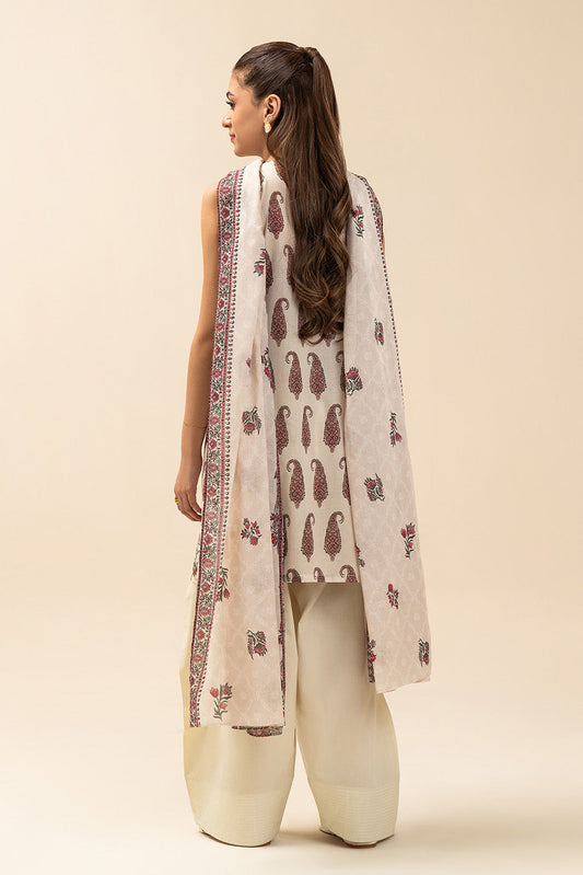 3 PIECE EMBROIDERED LAWN SUIT-TRIBAL TUNE (UNSTITCHED)