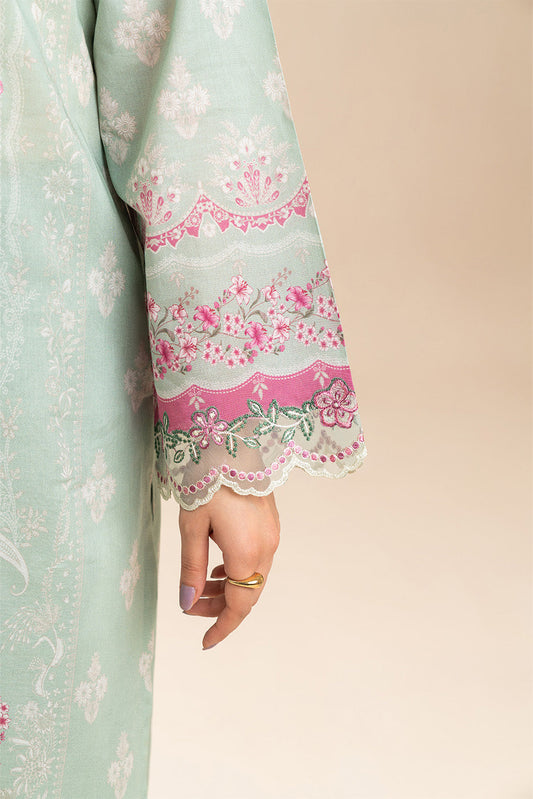 3 PIECE EMBROIDERED LAWN SUIT-GARNET GLINT (UNSTITCHED)