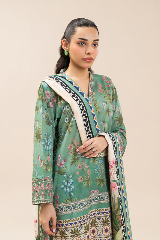 3 PIECE EMBROIDERED LAWN SUIT-GARDEN GRACE (UNSTITCHED)
