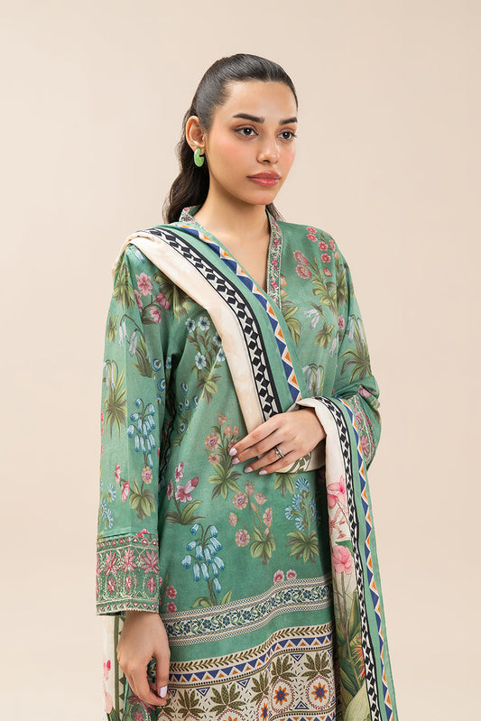3 PIECE EMBROIDERED LAWN SUIT-GARDEN GRACE (UNSTITCHED)