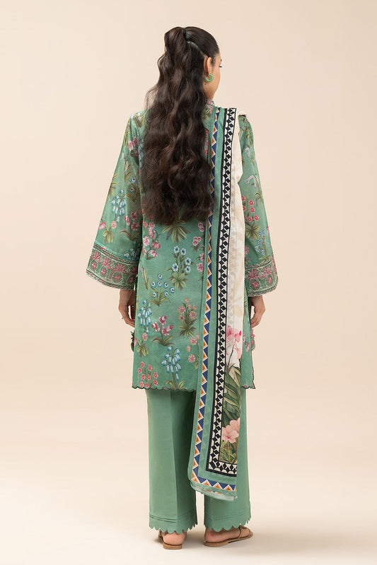 3 PIECE EMBROIDERED LAWN SUIT-GARDEN GRACE (UNSTITCHED)