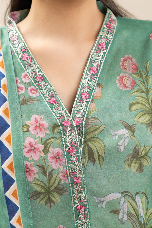 3 PIECE EMBROIDERED LAWN SUIT-GARDEN GRACE (UNSTITCHED)