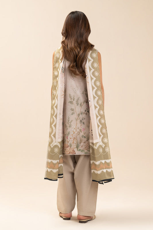 3 PIECE EMBROIDERED LAWN SUIT-PEARL GARDEN (UNSTITCHED)