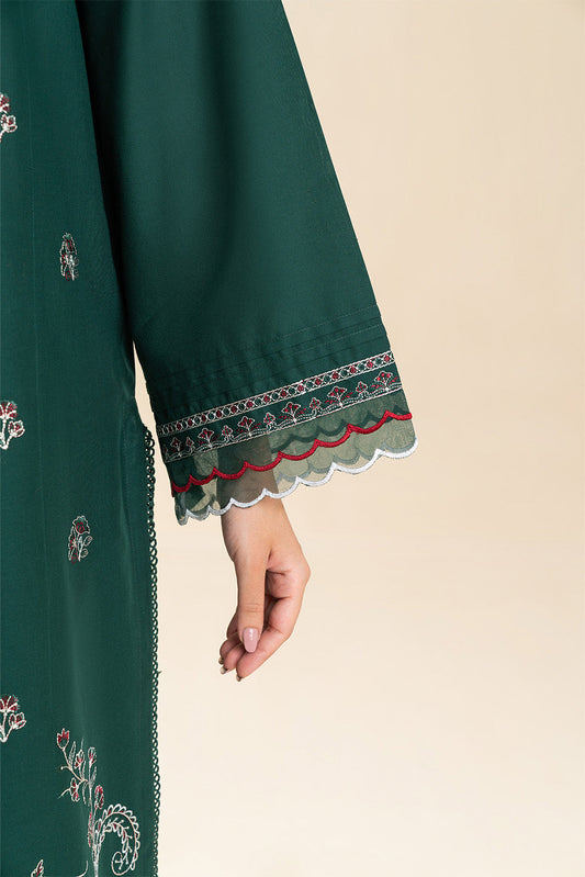 3 PIECE EMBROIDERED LAWN SUIT-CEDAR FLORA (UNSTITCHED)