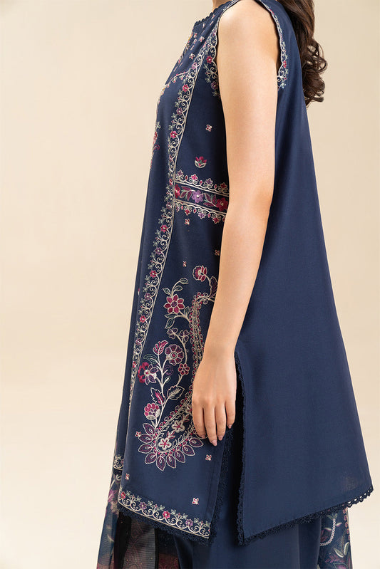 3 PIECE EMBROIDERED LAWN SUIT-SAPPHIRE GRACE (UNSTITCHED)