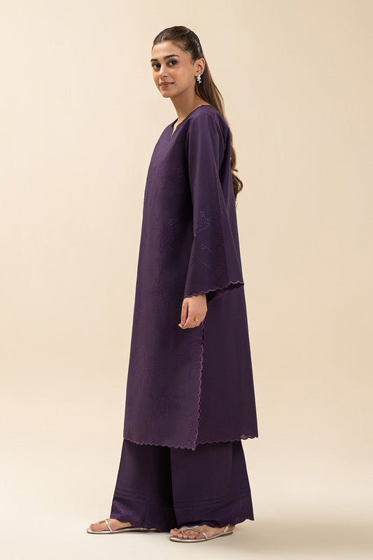 2 PIECE EMBROIDERED LAWN SUIT-NIGHTSHADE (UNSTITCHED)