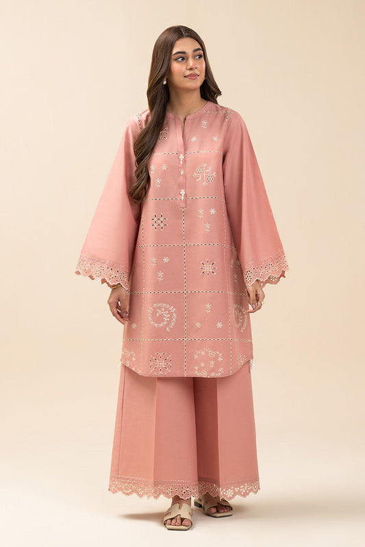2 PIECE EMBROIDERED LAWN SUIT-MEADOW MIST (UNSTITCHED)