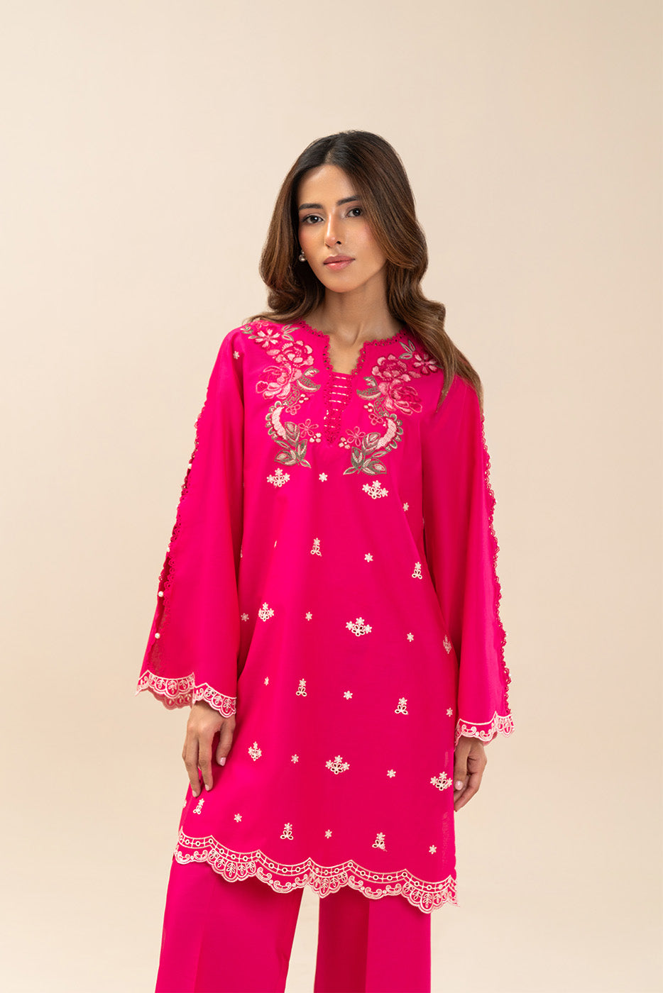 2 PIECE EMBROIDERED LAWN SUIT-FUCHSIA FANTASY (UNSTITCHED)