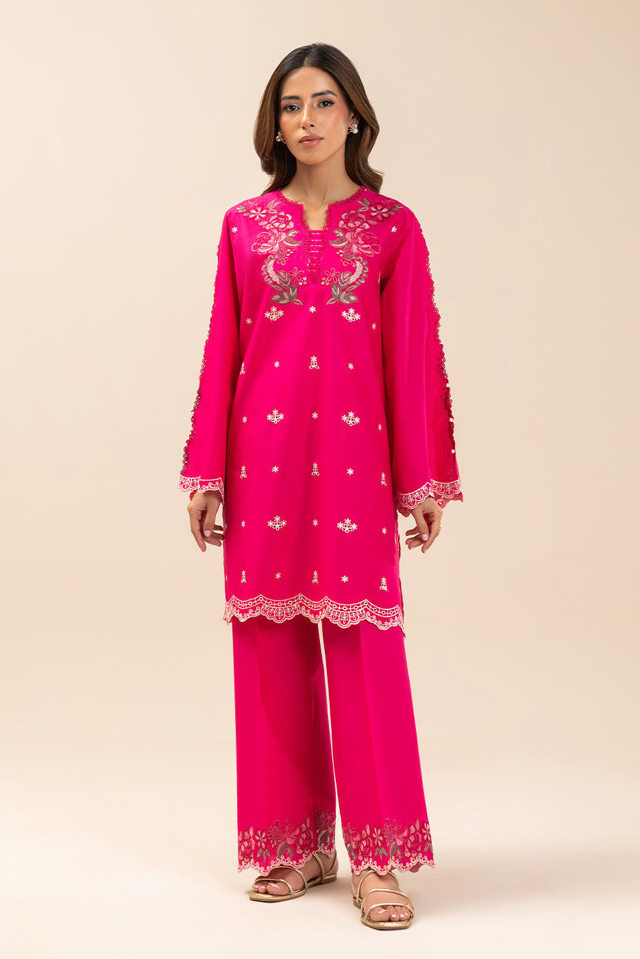 2 PIECE EMBROIDERED LAWN SUIT-FUCHSIA FANTASY (UNSTITCHED)