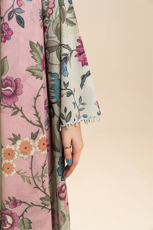 3 PIECE PRINTED LAWN SUIT-BOTANIC BLISS (UNSTITCHED)
