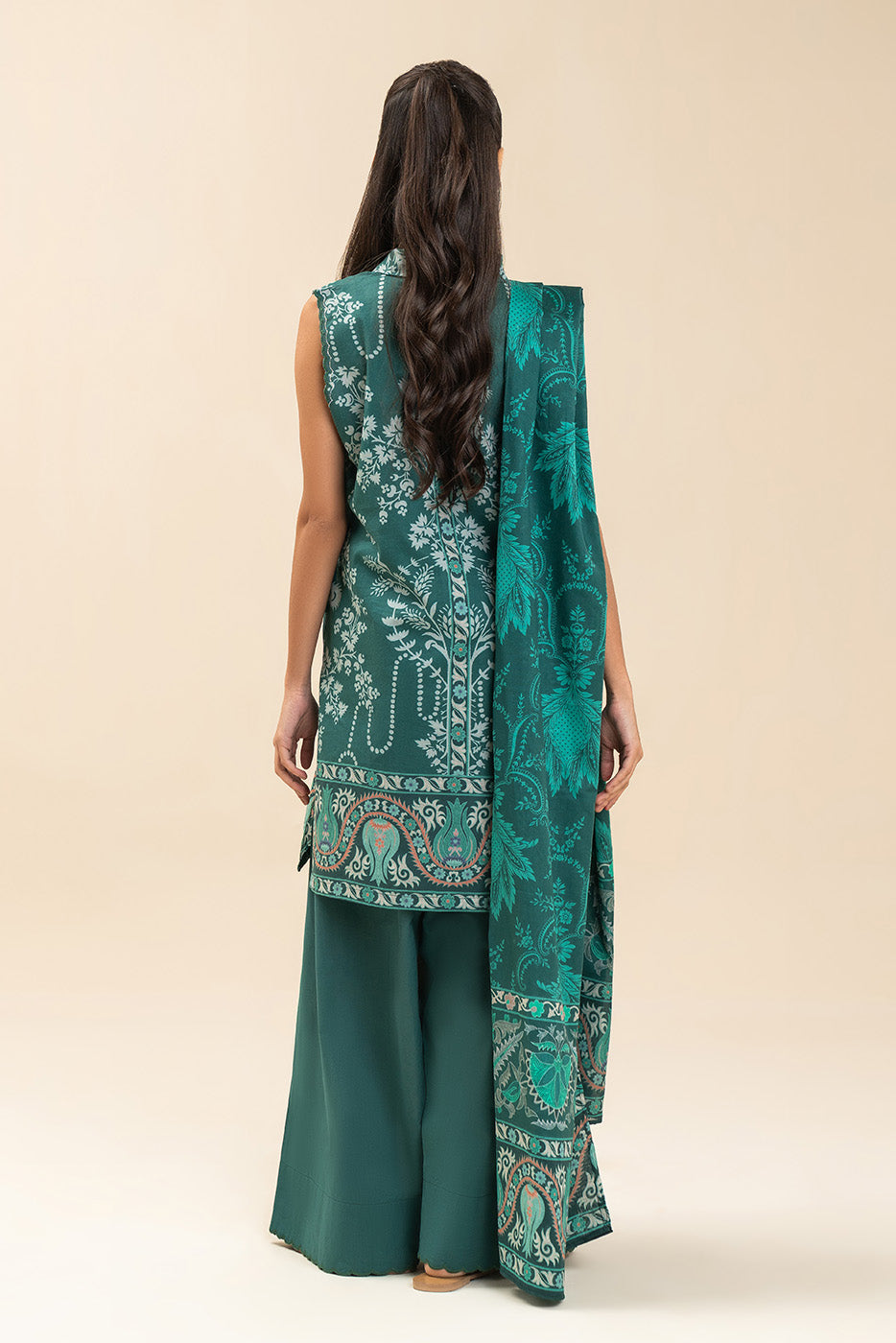 3 PIECE PRINTED LAWN SUIT-MOON MYSTERY (UNSTITCHED)