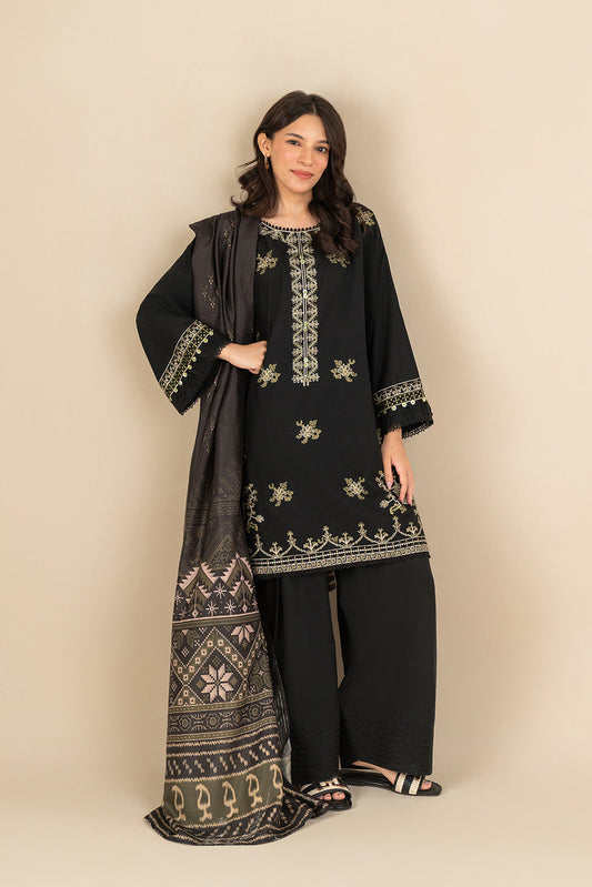 3 PIECE PRINTED LAWN SUIT-AXIS BLOOM (UNSTITCHED)