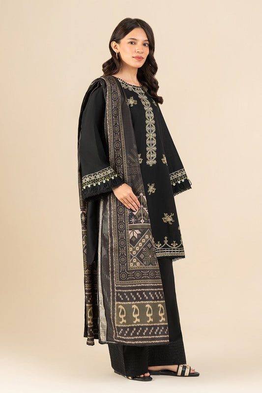 3 PIECE PRINTED LAWN SUIT-AXIS BLOOM (UNSTITCHED)