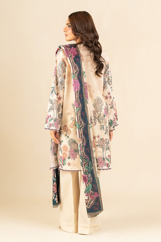 3 PIECE PRINTED LAWN SUIT-WILDFLOWER TAPESTRY (UNSTITCHED)