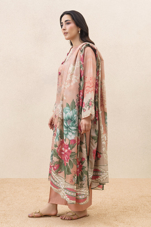 3 PIECE PRINTED LAWN SUIT (PRET)