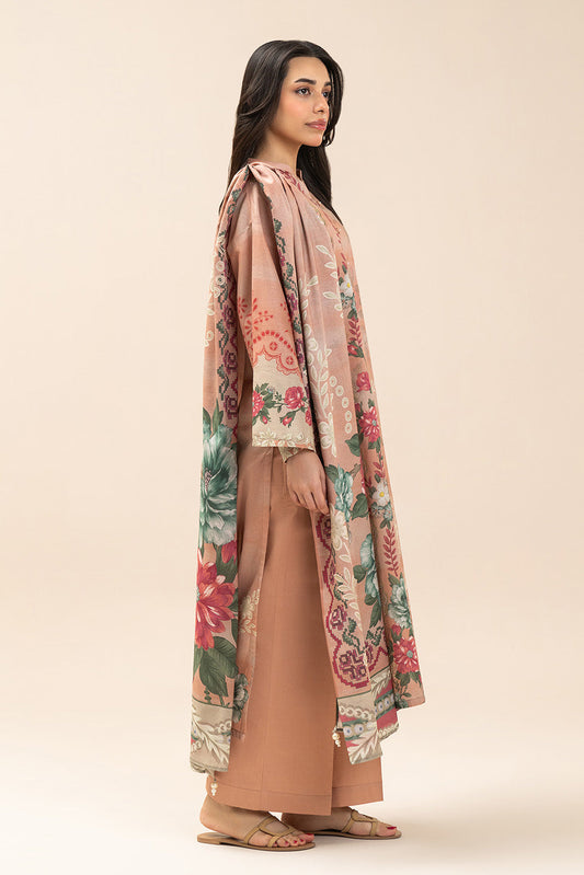 3 PIECE PRINTED LAWN SUIT-CANDY BLOSSOM (UNSTITCHED)