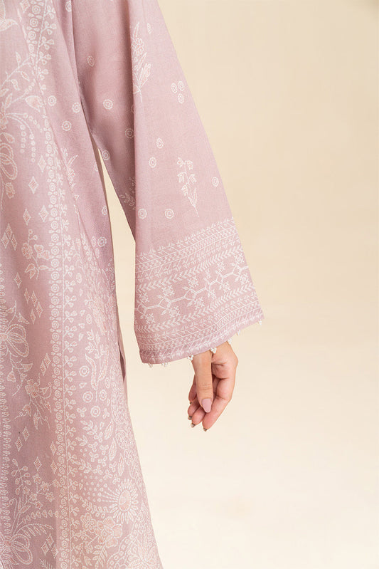 3 PIECE PRINTED LAWN SUIT-FLORET DUSK (UNSTITCHED)