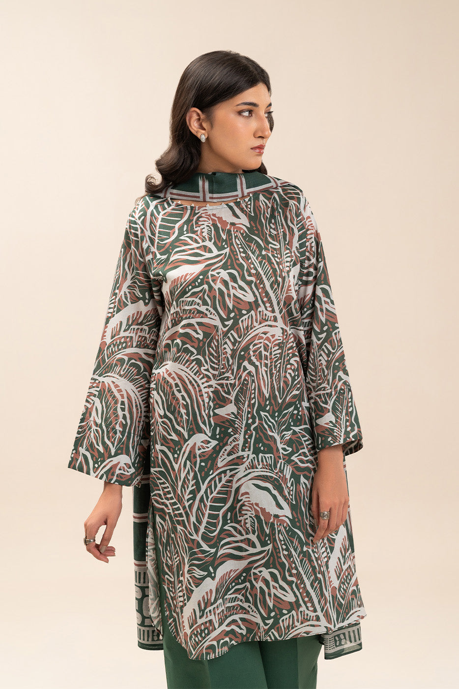 3 PIECE PRINT LAWN SUIT-SUMMER CHATEAU (UNSTITCHED)