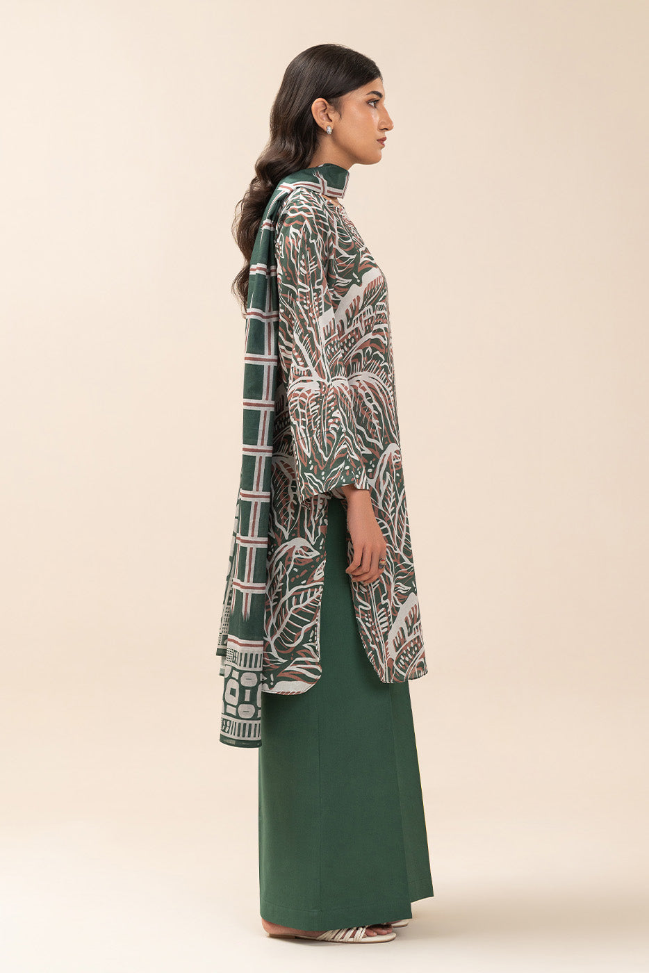 3 PIECE PRINT LAWN SUIT-SUMMER CHATEAU (UNSTITCHED)