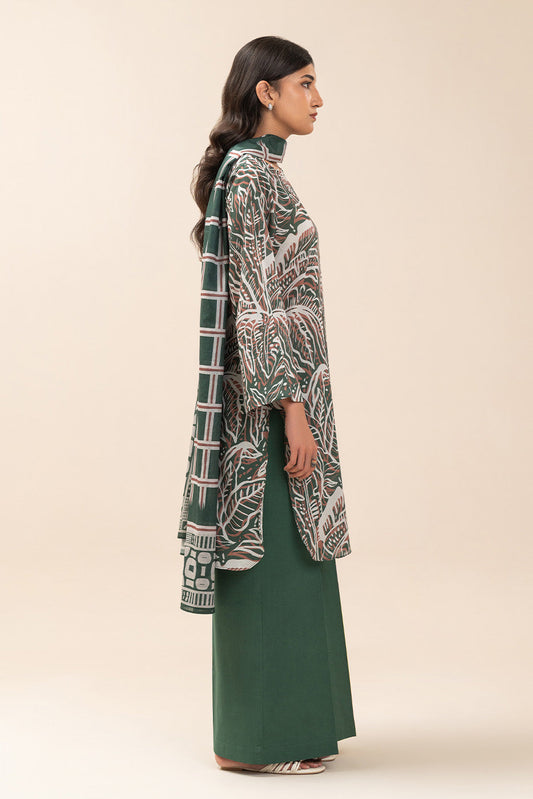 3 PIECE PRINT LAWN SUIT-SUMMER CHATEAU (UNSTITCHED)