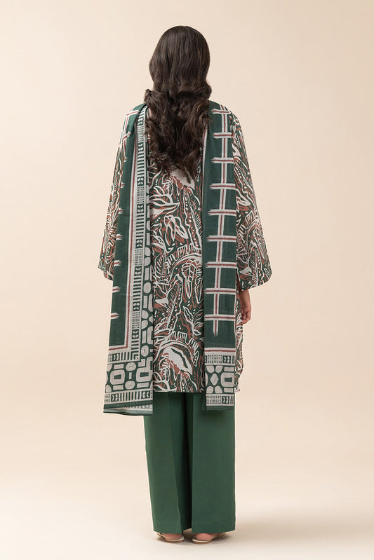 3 PIECE PRINT LAWN SUIT-SUMMER CHATEAU (UNSTITCHED)