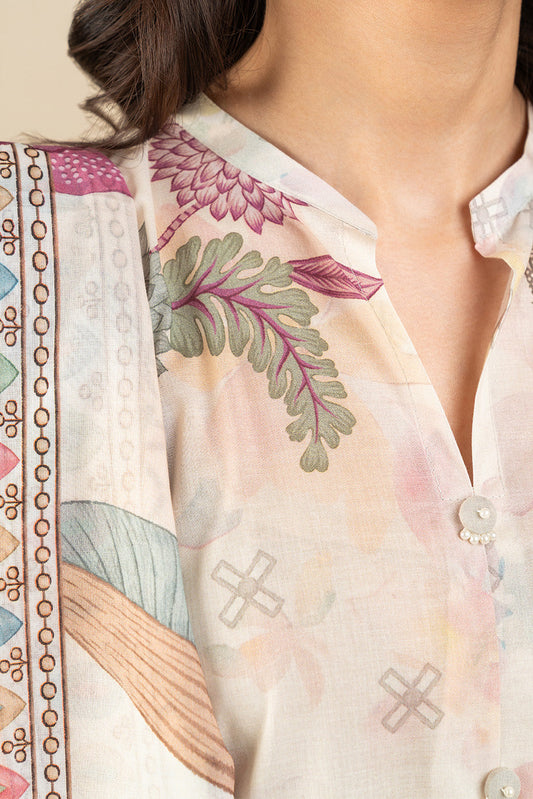 3 PIECE PRINTED LAWN SUIT-BLOOM THEORY (UNSTITCHED)