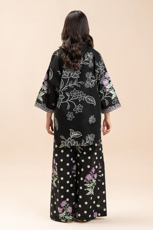 2 PIECE EMBROIDERED LAWN SUIT-NOIR BLOOM (UNSTITCHED)