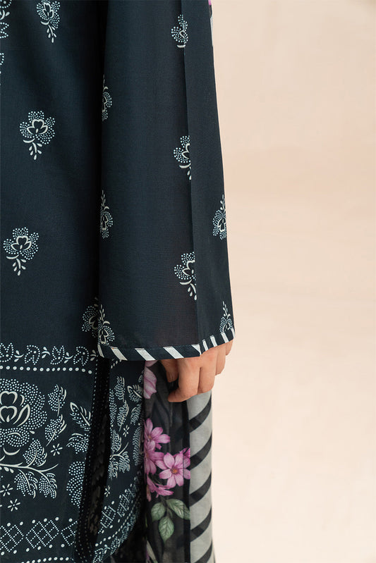 3 PIECE EMBROIDERED LAWN SUIT-NOIR VINE (UNSTITCHED)