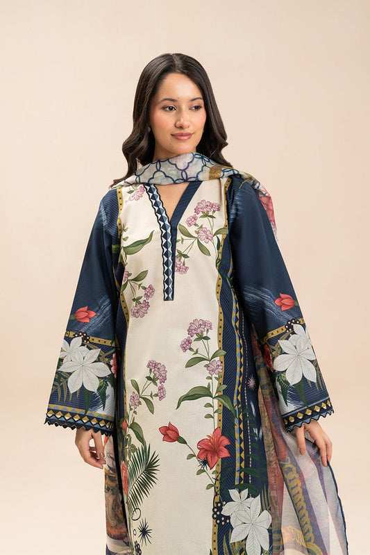 3 PIECE PRINTED LAWN SUIT-ORNATE BOTANICA (UNSTITCHED)