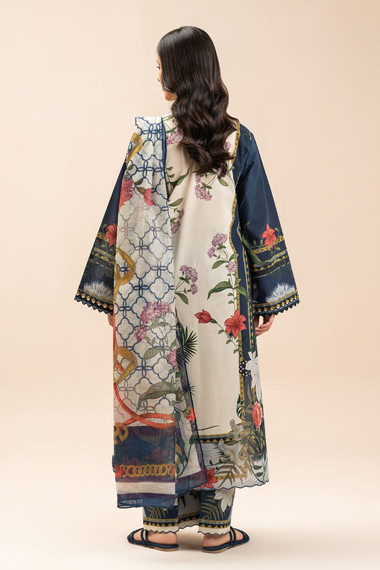 3 PIECE PRINTED LAWN SUIT-ORNATE BOTANICA (UNSTITCHED)