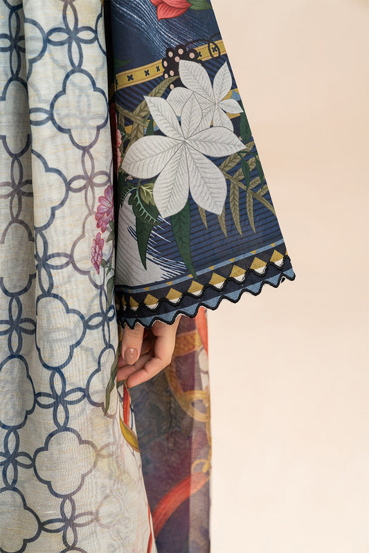 3 PIECE PRINTED LAWN SUIT-ORNATE BOTANICA (UNSTITCHED)