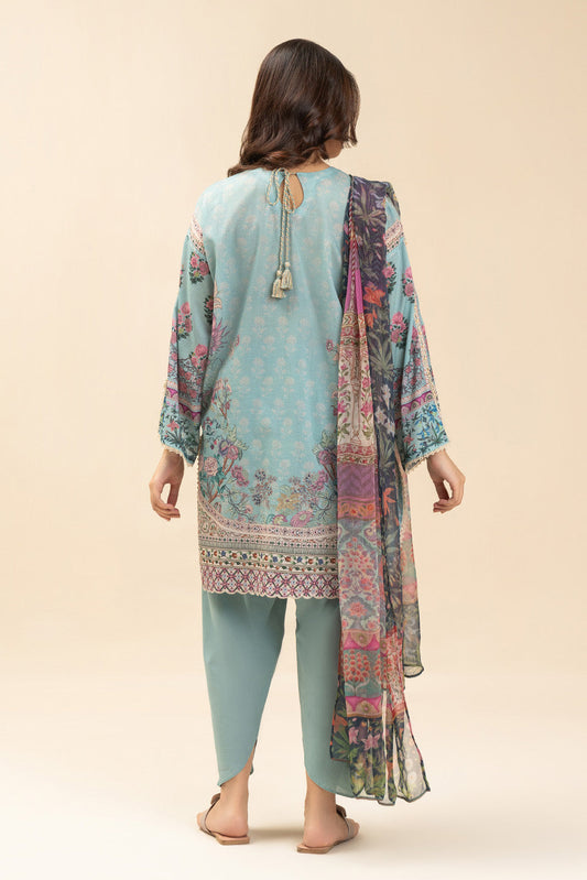 3 PIECE EMBROIDERED LAWN SUIT-LAVENDER SPIRIT (UNSTITCHED)