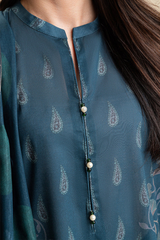 3 PIECE EMBROIDERED LAWN SUIT-DEEP PAISLEY (UNSTITCHED)