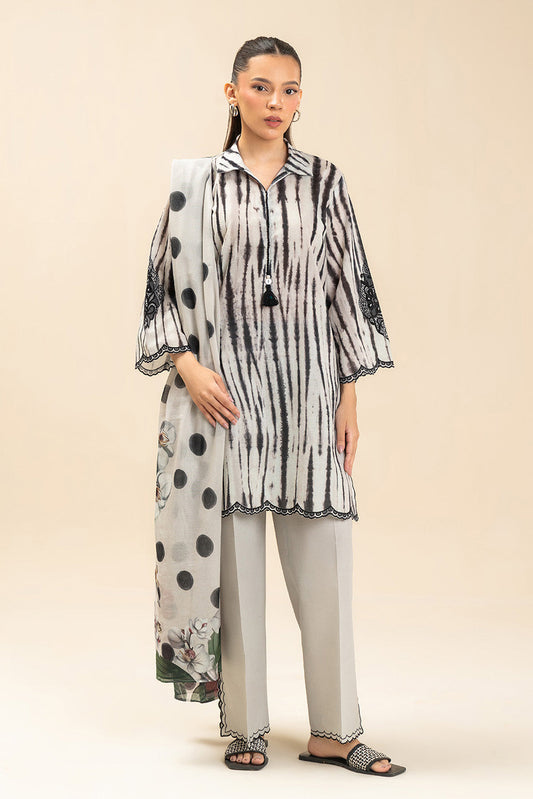 3 PIECE EMBROIDERED LAWN SUIT-LINEN DREAM (UNSTITCHED)
