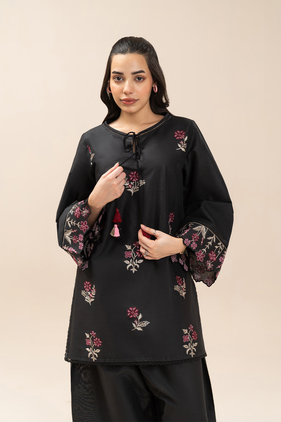 2 PIECE EMBROIDERED LAWN SUIT-INDIGO VERDENT (UNSTITCHED)