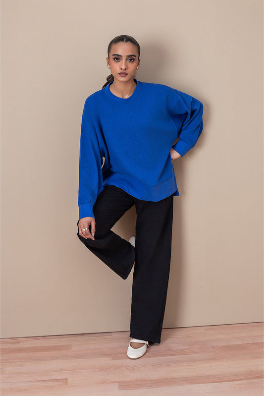 TEXTURED SWEATSHIRT