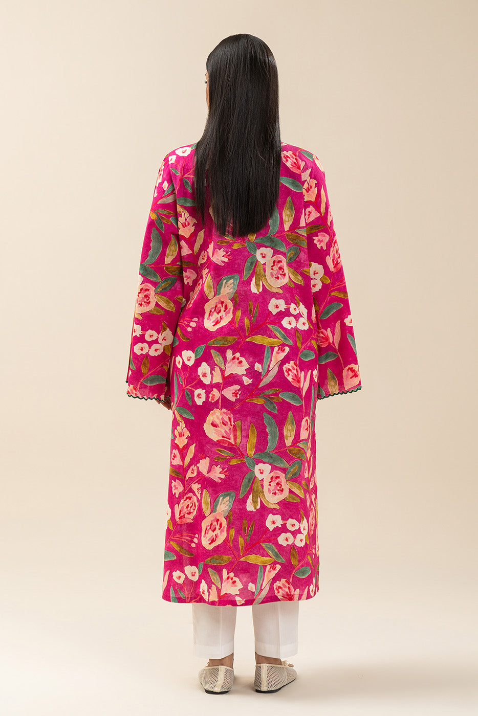 PRINTED KHADDAR SHIRT (PRET)