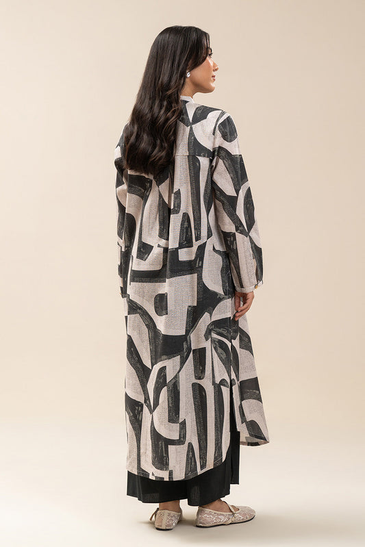 PRINTED KHADDAR SHIRT (PRET)