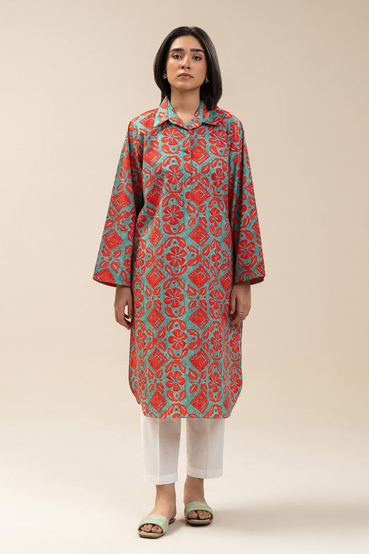PRINTED CAMBRIC SHIRT (PRET)