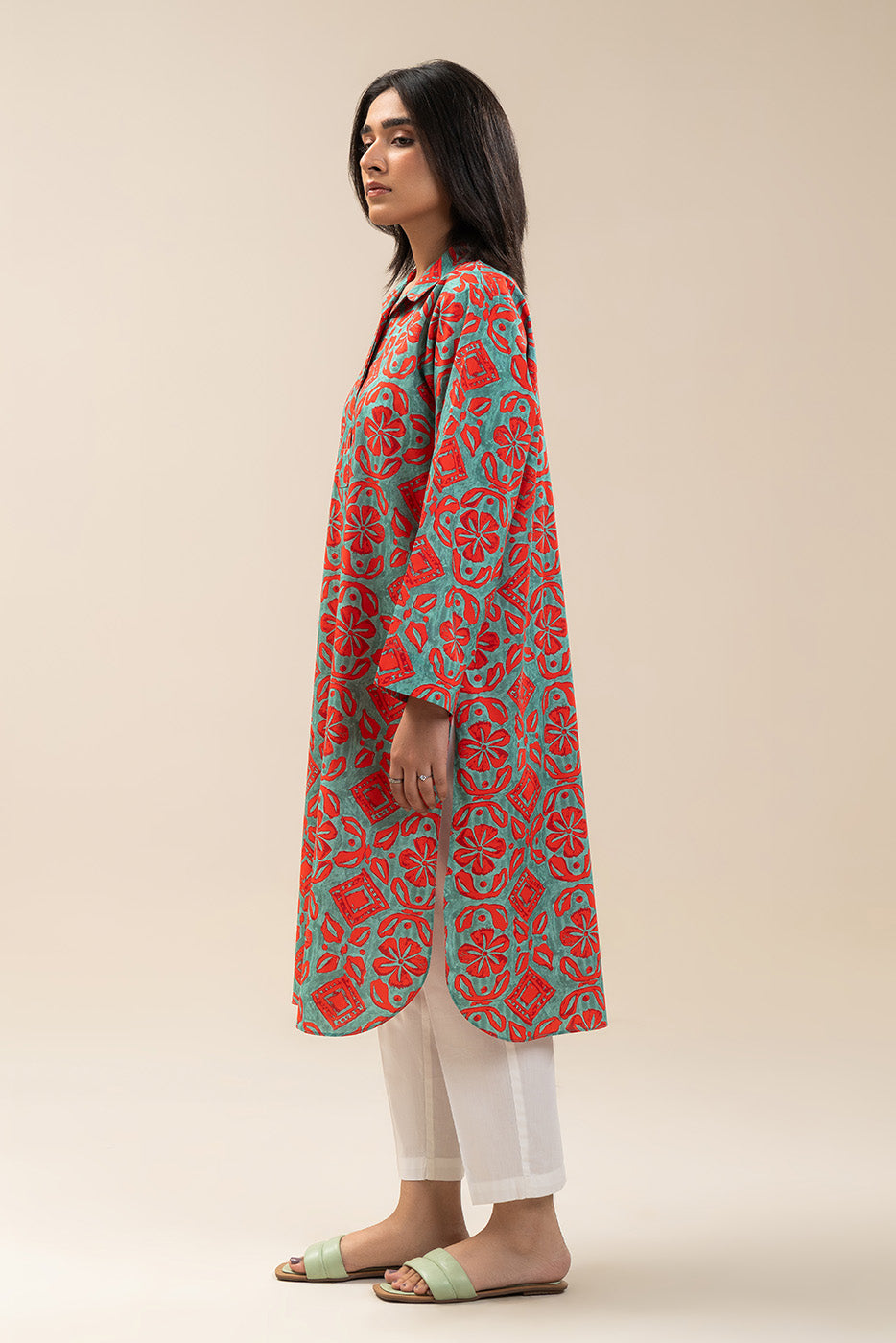 PRINTED CAMBRIC SHIRT (PRET)