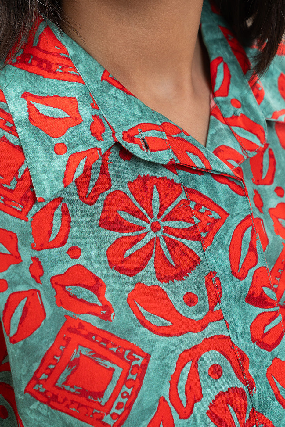PRINTED CAMBRIC SHIRT (PRET)