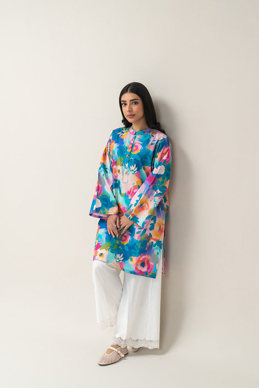 PRINTED KHADDAR SHIRT (PRET)