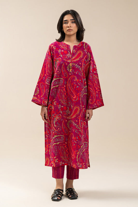 2 PIECE PRINTED KHADDAR SUIT (PRET)