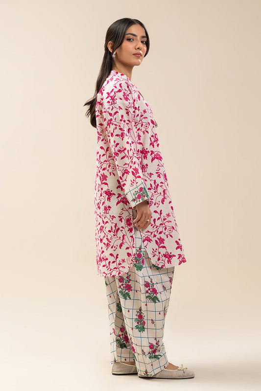 2 PIECE PRINTED KHADDAR SUIT (PRET)