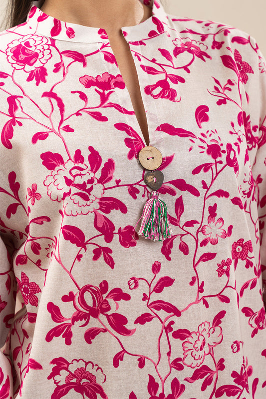 2 PIECE PRINTED KHADDAR SUIT (PRET)