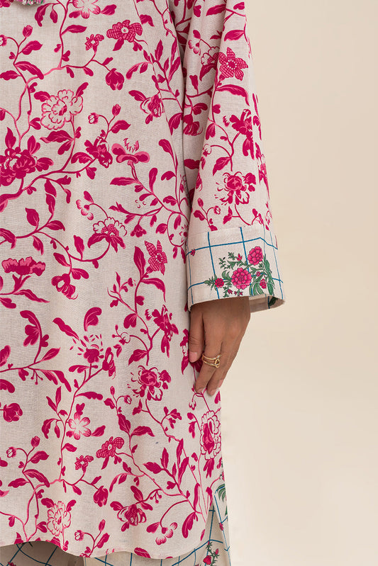 2 PIECE PRINTED KHADDAR SUIT (PRET)