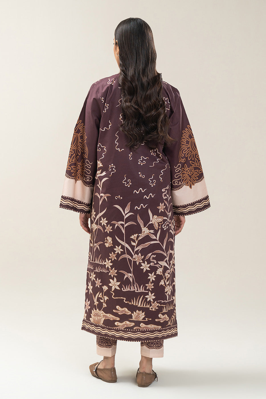 2 PIECE PRINTED COTTON VISCOSE SUIT (PRET)